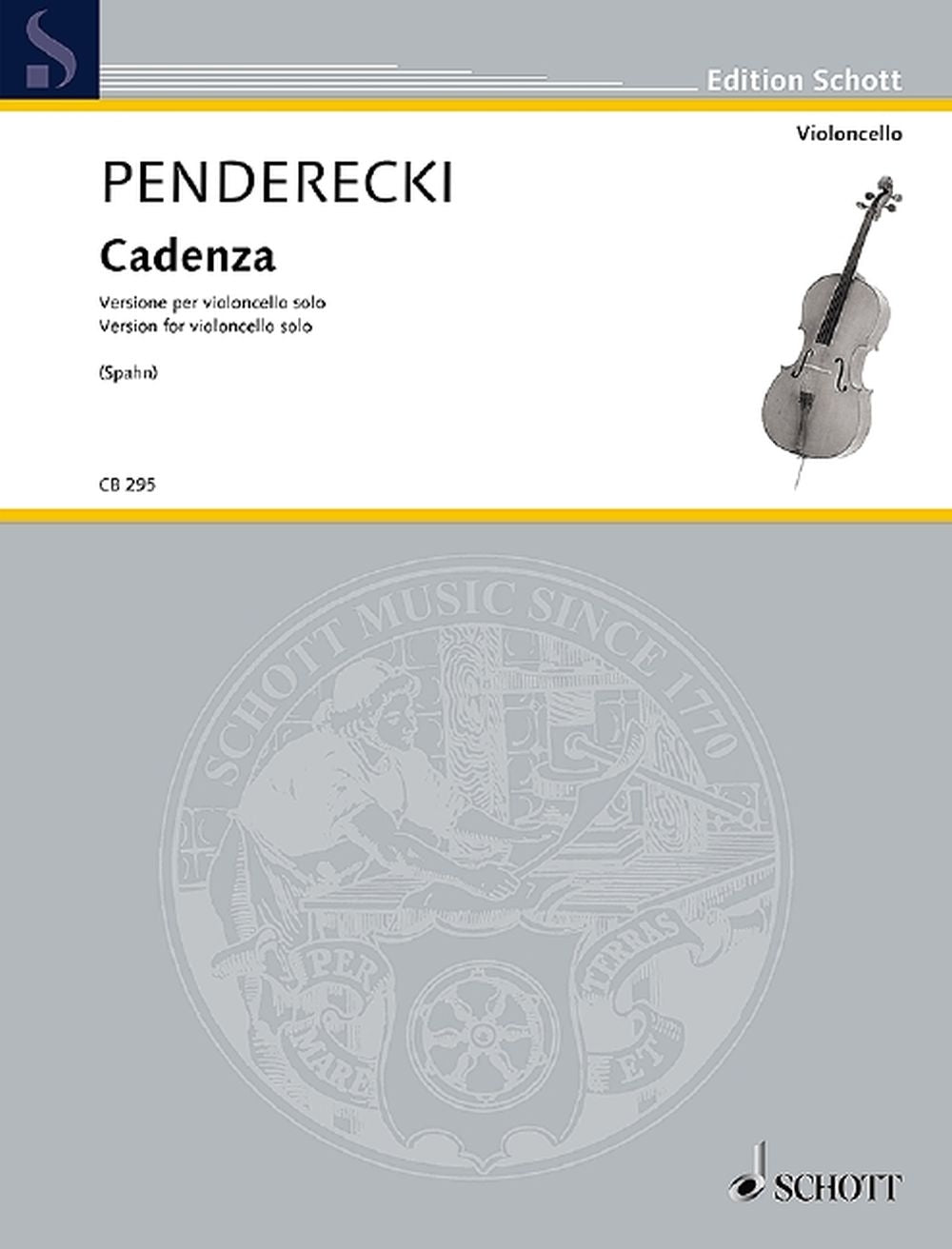 Krzysztof Penderecki: Cadenza (Cello)