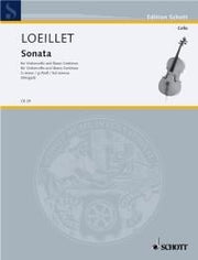 Jean-Baptiste Loeillet: Sonata g-Moll g-Moll (Cello, Piano)
