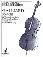 Johann Ernst Galliard: Sonate e-Moll e-Moll (Cello, Piano)