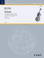 Pietro Giuseppe Gaetano Boni: Sonata C-Dur C-Dur op. 1/10 (Cello, Piano)