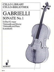 Domenico Gabrielli: Sonate Nr. 1 G-Dur G-Dur (Cello, Piano)