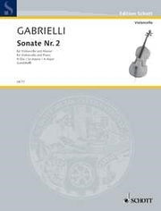 Domenico Gabrielli: Sonate Nr. 2 A-Dur A-Dur (Cello, Piano)