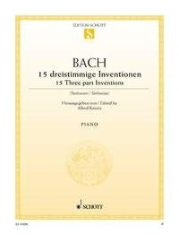 Johann Sebastian Bach: 15 dreistimmige Inventionen (Piano) afbeelding 2