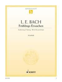Johann Sebastian Bach: Frühlings-Erwachen E-Dur E-Dur (Piano)