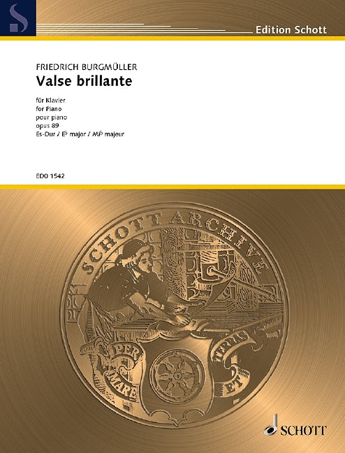 Friedrich Burgmueller: Valse brillante Es-Dur op. 89 (Piano)