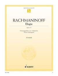 Sergei Rachmaninov: Elegie op. 3/1 (Piano) afbeelding 2