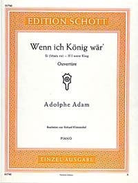 Adolphe Charles Adam: Wenn ich König wär' (Piano) afbeelding 2