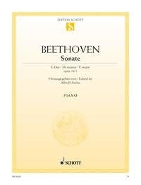 Ludwig van Beethoven: Sonate E-Dur E-Dur op. 14/1 (Piano) afbeelding 2