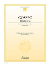 Gossec: Tambourin (Viool, Piano)