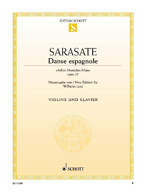 Sarasate: Danse Espagnole op. 37 (Viool, Piano)