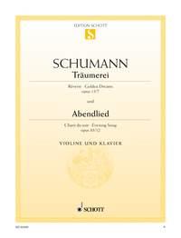 Schumann: Träumerei / Abendlied op. 15/7 und 85/12 (Viool, Piano)