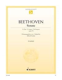 Ludwig van Beethoven: Sonate G-Dur G-Dur op. 79 (Piano) afbeelding 2