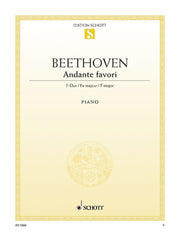 Ludwig van Beethoven: Andante favori F-Dur F-Dur (Piano)
