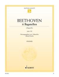 Ludwig van Beethoven: 6 Bagatellen op. 126 (Piano)