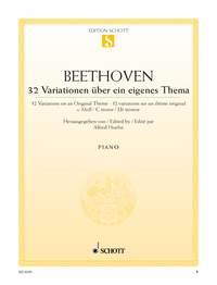Ludwig van Beethoven: 32 Variationen über ein eigenes Thema c-Moll c-Moll (Piano)