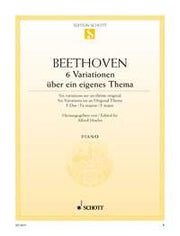 Ludwig van Beethoven: 6 Variationen F-Dur F-Dur op. 34 (Piano)