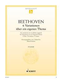 Ludwig van Beethoven: 6 Variationen F-Dur F-Dur op. 34 (Piano)