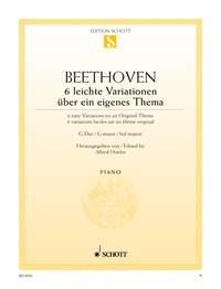 Ludwig van Beethoven: 6 leichte Variationen G-Dur G-Dur (Piano)