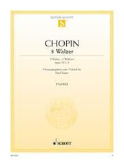 Frédéric Chopin: 3 Walzer Ges-Dur, As-Dur und Des-Dur op. 70/1-3 (Piano)
