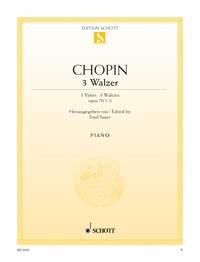 Frédéric Chopin: 3 Walzer Ges-Dur, As-Dur und Des-Dur op. 70/1-3 (Piano)