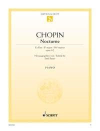 Frédéric Chopin: Nocturne Es-Dur Es-Dur op. 9/2 (Piano) afbeelding 2