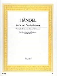 Georg Friedrich Händel: Aria mit Variationen (Piano)