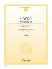 Franz Joseph Haydn: Variationen f-Moll f-Moll (Piano)