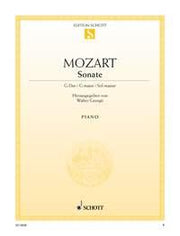 Wolfgang Amadeus Mozart: Sonate G-Dur G-Dur (Piano)