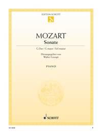 Wolfgang Amadeus Mozart: Sonate G-Dur G-Dur (Piano)