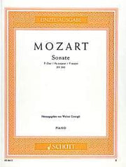 Wolfgang Amadeus Mozart: Sonate F-Dur F-Dur (Piano)