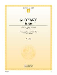 Wolfgang Amadeus Mozart: Sonate A-Dur A-Dur (Piano)