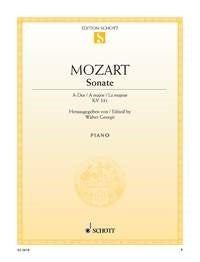 Wolfgang Amadeus Mozart: Sonate A-Dur A-Dur (Piano) afbeelding 2