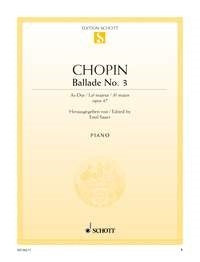 Frédéric Chopin: Ballade No. 3 As-Dur As-Dur op. 47 (Piano) afbeelding 2