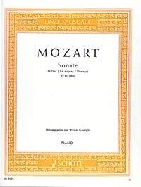 Wolfgang Amadeus Mozart: Sonate D-Dur D-Dur (Piano) afbeelding 2