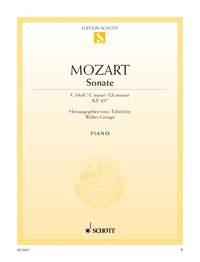 Wolfgang Amadeus Mozart: Sonate c-Moll c-Moll (Piano)
