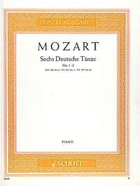Wolfgang Amadeus Mozart: Sechs deutsche Tänze Heft 1 (Piano) afbeelding 2
