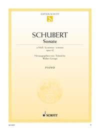 Franz Schubert: Sonate a-Moll a-Moll op. 42 (Piano)