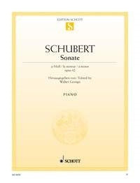 Franz Schubert: Sonate a-Moll a-Moll op. 42 (Piano) afbeelding 2