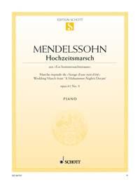 Felix Mendelssohn Bartholdy: Hochzeitsmarsch op. 61/9 (Piano)
