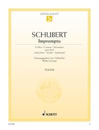 Franz Schubert: Impromptu G-Dur op. 90 (Piano)