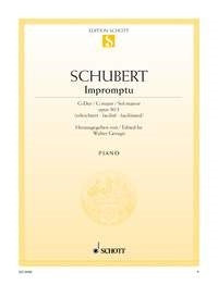Franz Schubert: Impromptu G-Dur op. 90 (Piano) afbeelding 2