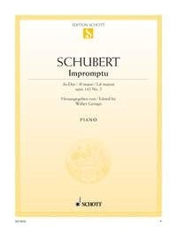 Franz Schubert: Impromptu As-Dur op. posth. 142 (Piano) afbeelding 2