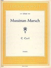 C. Carl: Mussinan-Marsch A-Dur A-Dur (Piano) afbeelding 2