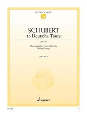 Franz Schubert: 16 Deutsche Tänze op. 33 (Piano)