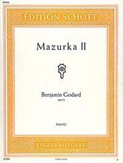 Benjamin Godard: Mazurka II B-Dur B-Dur op. 54 (Piano)