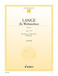 Gustav Lange: Zu Weihnachten op. 172/5 (Piano)