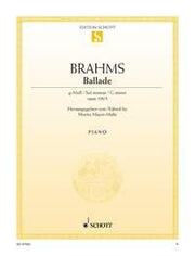 Johannes Brahms: Ballade g-Moll g-Moll op. 118/3 (Piano)