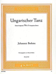 Johannes Brahms: Ungarischer Tanz Nr. 6 (Piano)