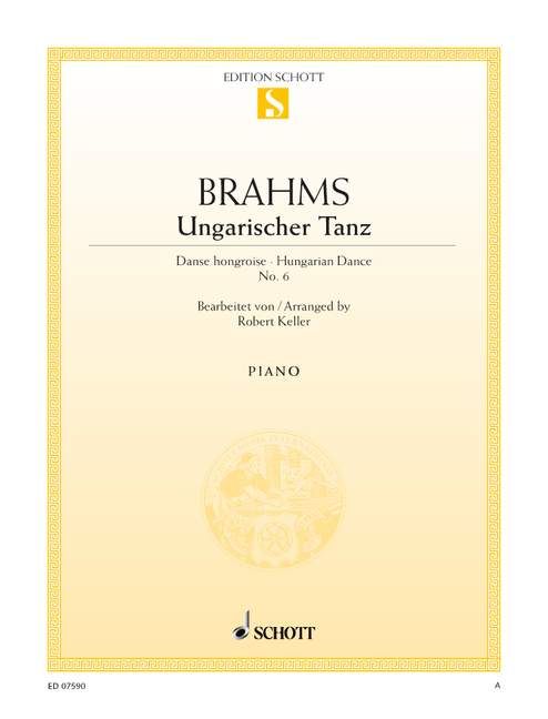 Johannes Brahms: Ungarischer Tanz Nr. 6 (Piano)