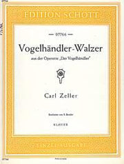 Carl Zeller: Vogelhändler-Walzer (Piano)